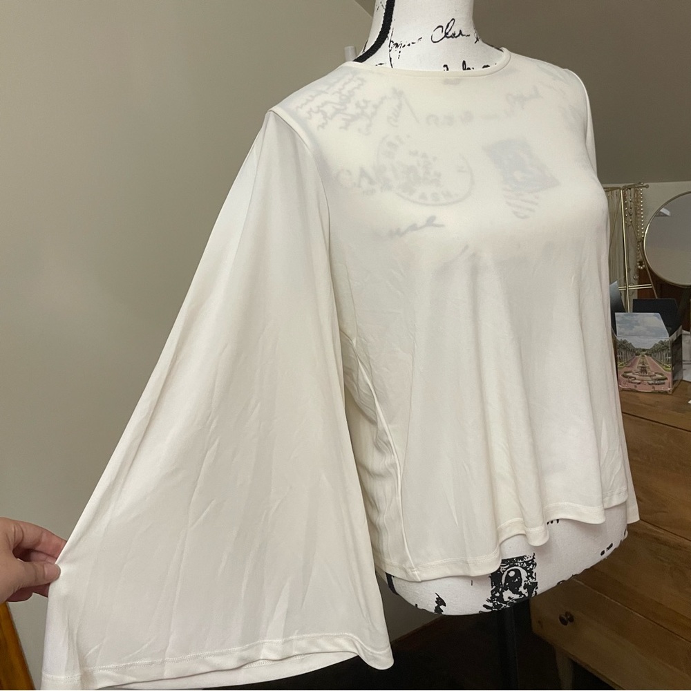 * NWT ASOS bell sleeve open back top